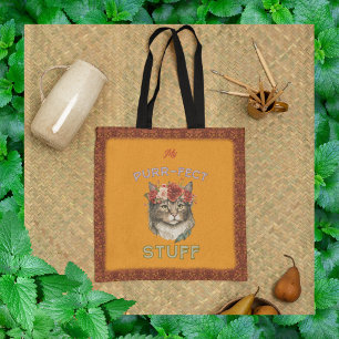 Bolsa Tote As minhas coisas de purr