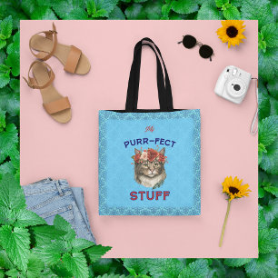 Bolsa Tote As minhas coisas de purr