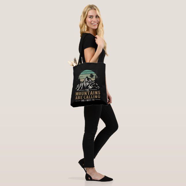Bolsa Tote As Montanhas Estão Chamando E Eu Devo Ir (No(a) Modelo)