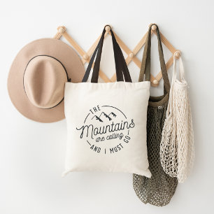Bolsa Tote As Montanhas Estão Ligando