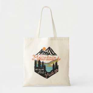 Bolsa Tote As Montanhas Estão Ligando E Eu Preciso Ir
