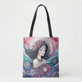 Bolsa Tote As mulheres da imagem do mar
