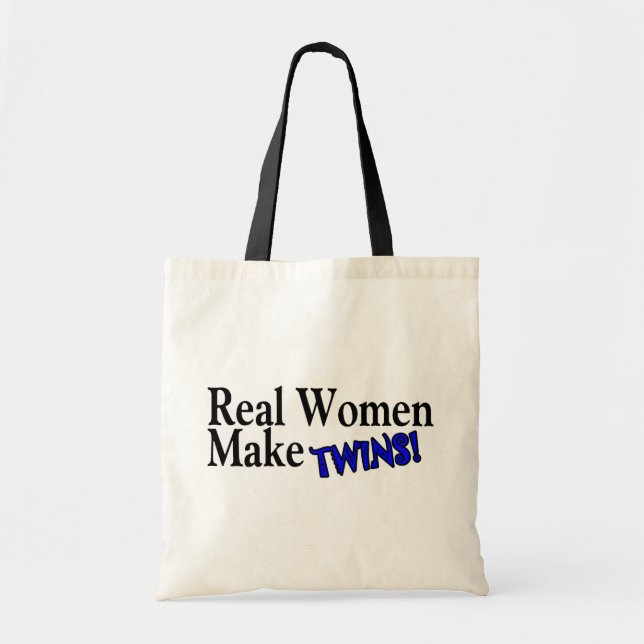 Bolsa Tote As mulheres reais fazem gêmeos (b) (Frente)