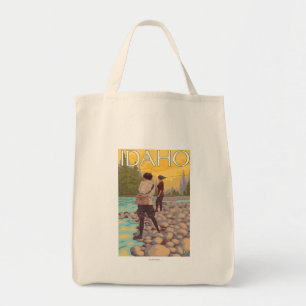 Bolsa Tote As mulheres voam o poster de viagens de