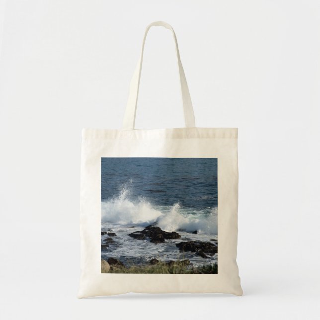 Bolsa Tote As ondas do Oceano Pacífico (Frente)