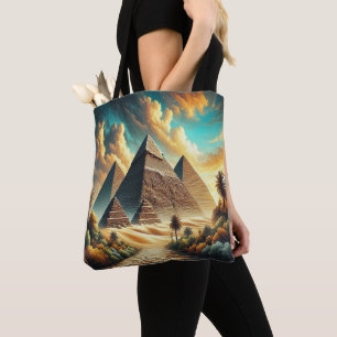 Bolsa Tote As Pirâmides Excelentes de Giza Egypt Viagem