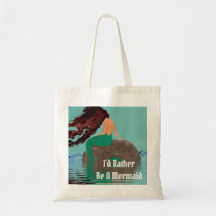 Bolsa Tote As preferencialmentes são uma mermaid Grocery Tote