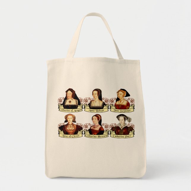 Bolsa Tote As seis esposas do clássico de Henry VIII (Frente)