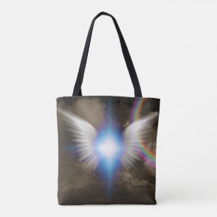 Bolsa Tote Asas de anjos brancos