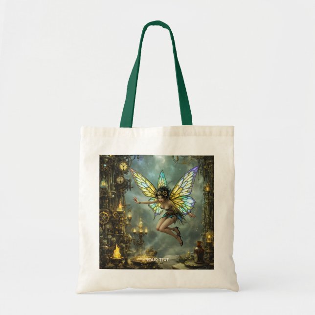 Bolsa Tote Asas de Borboleta Pixie Fofas de Fantasia (Frente)