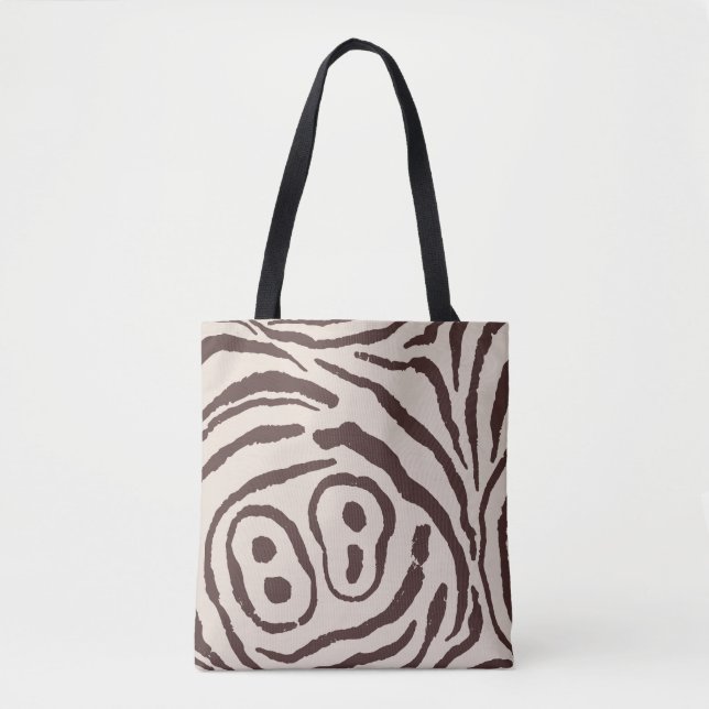 Bolsa Tote Asas de Eco Velvet Mocha (Frente)