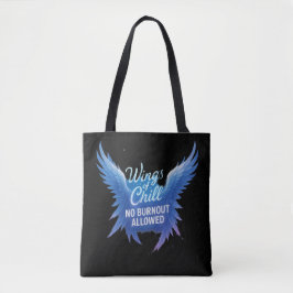 Bolsa Tote Asas de Saco de Tota Chill - Sem Burnout Permitido