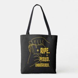Bolsa Tote ASL Banana Design - Ripe, Peeled, Unbothered  
