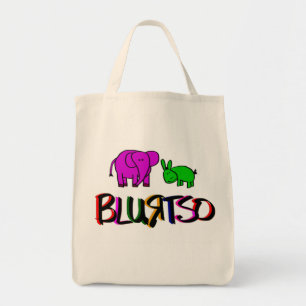 Bolsa Tote asno e elefante