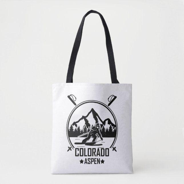 Bolsa Tote Aspen Colorado Ski (Frente)