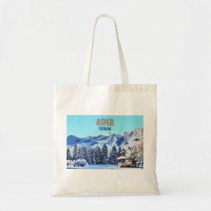 Bolsa Tote Aspen Colorado Ski Resort Mounts