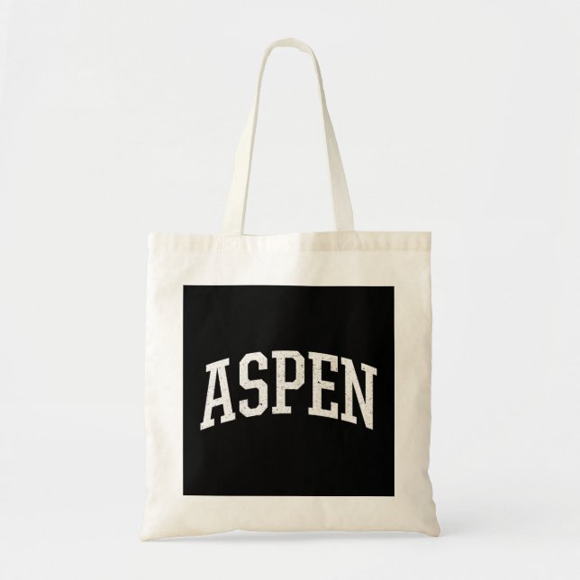 Bolsa Tote Aspen Hoodie, Aspen Colorado Hooded Soft & Warm (Frente)