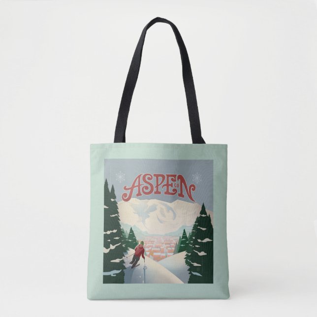 Bolsa Tote Aspen Skier | Colorado (Frente)