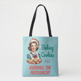 Bolsa Tote Assando Biscoitos e Derrubando o Patriarcado