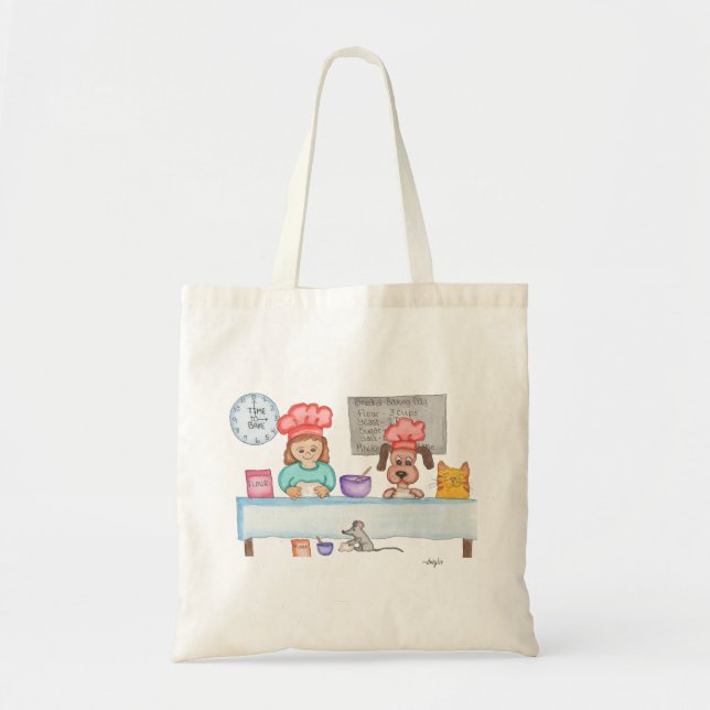 Bolsa Tote Assar Pão  (Frente)