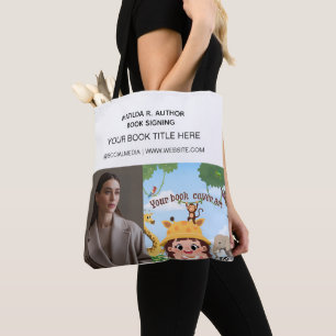 Bolsa Tote Assinatura de Livro Lançamento de Livro de Autor