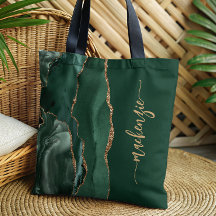 Assinatura Personalizada Esmeralda Verde Dourado Á