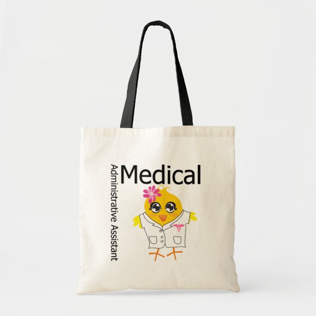 Bolsa Tote Assistente administrativo médico (Frente)