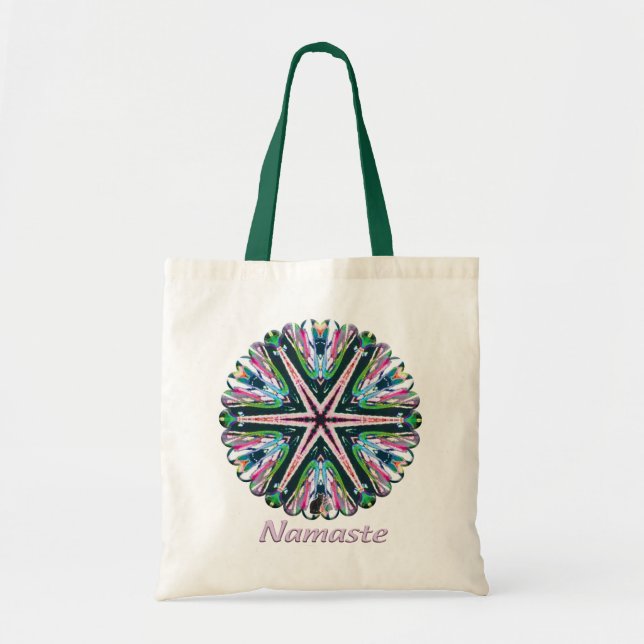 Bolsa Tote Astral Namaste Caleidoscópio (Frente)