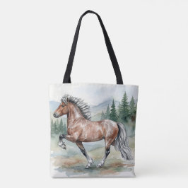 Bolsa Tote Astrid Tolting aquarela islandesa