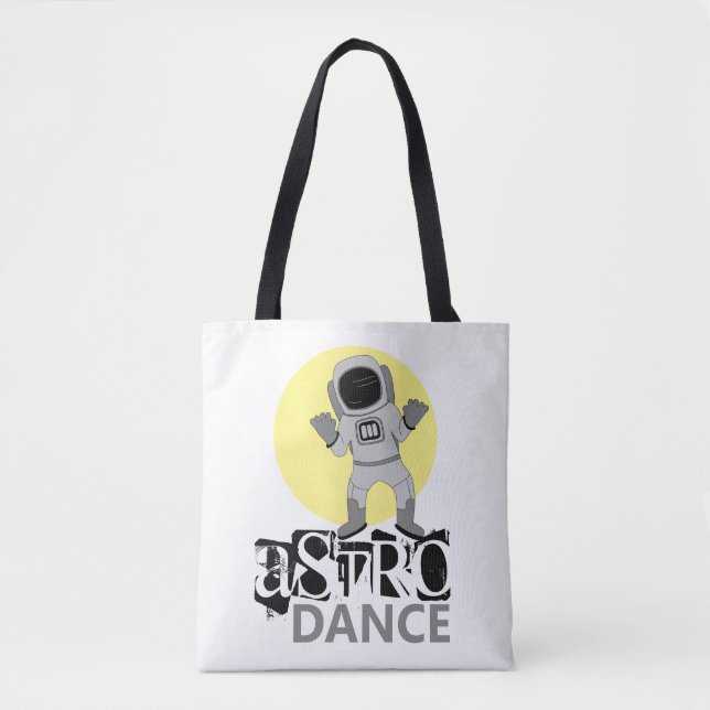 Bolsa Tote Astro Dança, Astronauta (Frente)