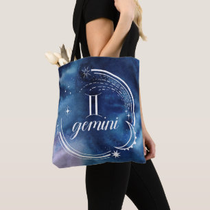 Bolsa Tote Astrologia por Aquarela - Gemini