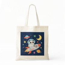 Astronauta azul e laranja Panda