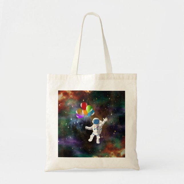 Bolsa Tote Astronauta com Balões (Frente)