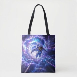 Bolsa Tote Astronauta Fantasma Cónico Através do Wormhole