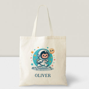 Bolsa Tote Astronauta Pequenino Fofo na Lua