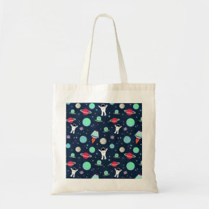 Bolsa Tote Astronautas Planetas Foguetes e Alienígenas