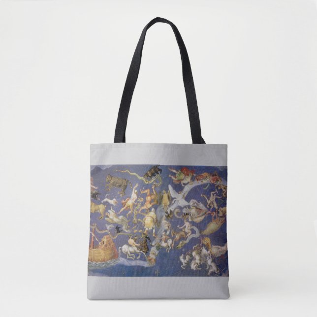 Bolsa Tote Astronomia Celestial Vintage Constelações Celestia (Frente)