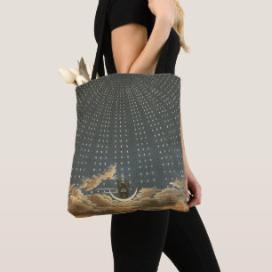 Bolsa Tote Astronomia Celestial Vintage, Rainha da Noite