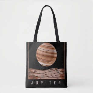 Bolsa Tote Astronomia do Planeta Júpiter da Galáxia Exterior