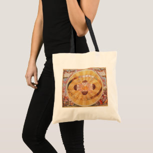 Bolsa Tote Astronomia do vintage, sistema solar Copernican