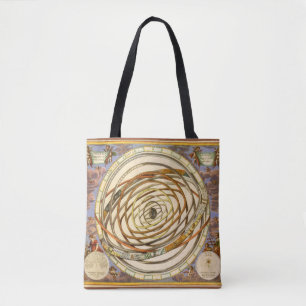 Bolsa Tote Astronomia Vintage Planetas em Órbita, Andreas Cel