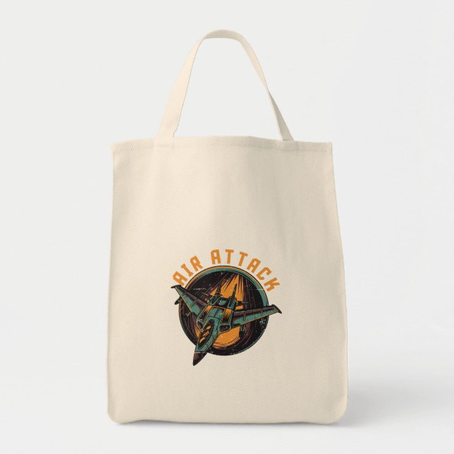BOLSA TOTE ATAQUE AÉREO (Frente)