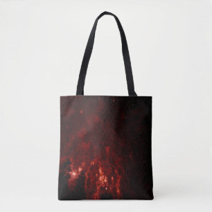 Bolsa Tote Ataques vermelhos à noite