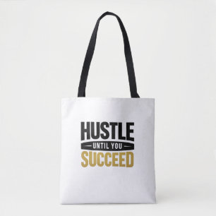Bolsa Tote Até Você Ter Sucesso – Design Minimalista de Motiv