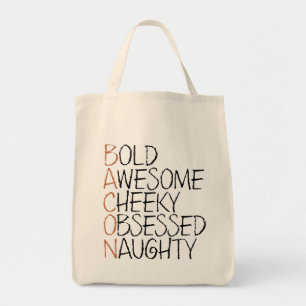 Bolsa Tote Atitude do bacon