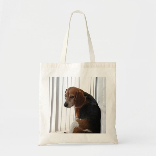 Bolsa Tote atitude do beagle (Frente)