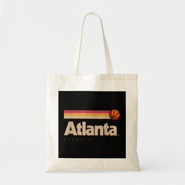 Bolsa Tote Atlanta Basbol B-Ball City Georgia Retro Atlan (Frente)