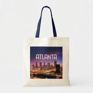 Bolsa Tote Atlanta Georgia com foto do perfil da cidade