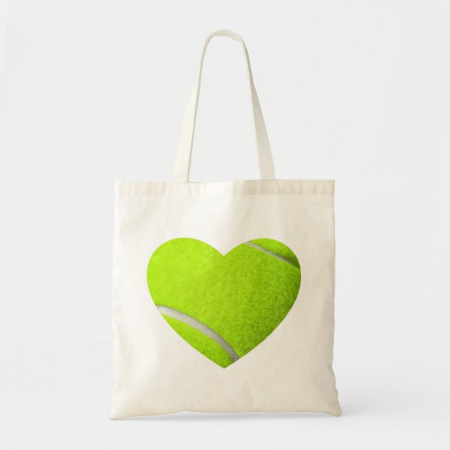 Bolsa Tote atleta de esportes tênis de amor (Frente)