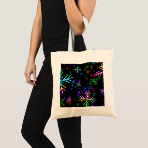 Bolsa Tote atmosfera natalina festiva e animada do SlipperyJo